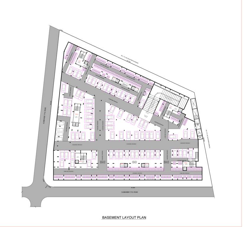  serene life Block A, B, C, D, E, F, G, H & I Cluster Plan for ground Floor