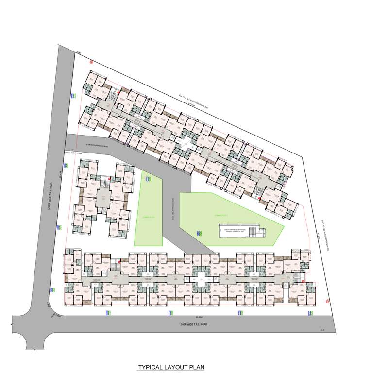  serene life Block A, B, C, D, E, F, G, H & I Cluster Plan from 1st to 6th Floor