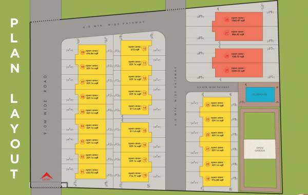  shree-salasar-row-villas Layout Plan