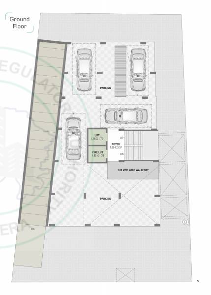  rivera-apartment Rivera Apartment Cluster Plan GROUND FLOOR