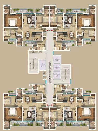 T5 Cluster Plan from 1st to 25th Floor aspire-leisure-park T5 Cluster Plan from 1st to 25th Floor