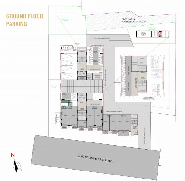  sahitya-nest A+B Cluster Plan for Ground Floor