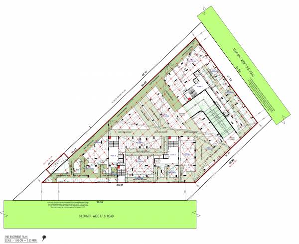  castle Block A,B & C Cluster Plan for Basement 2 Floor