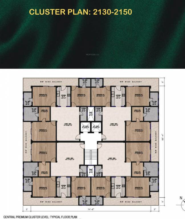sukhbiri homes Fortuna A Cluster Plan