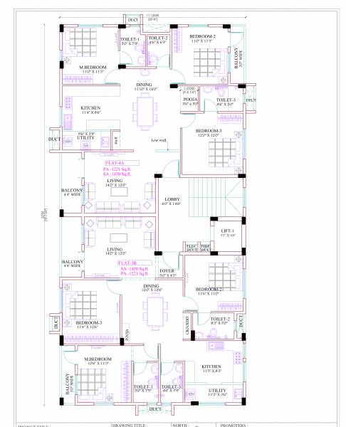  bhagirathi Bhagirathi Cluster Plan for 4th Floor