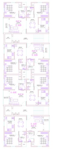  ashok-vihar Ashok Vihar Cluster Plan from 1st to 5th Floor