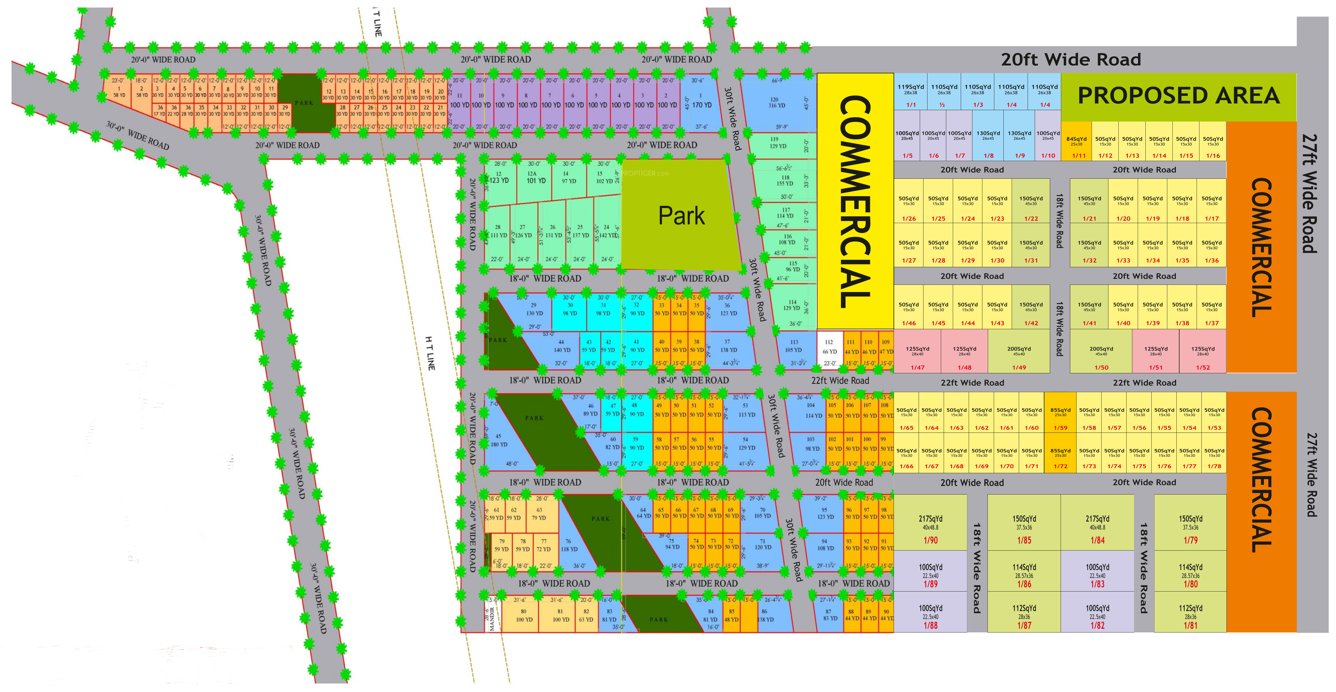 radha govind enclave Layout Plan