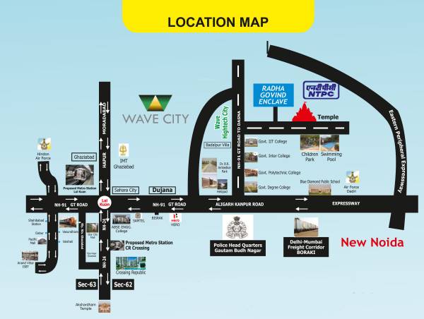  radha-govind-enclave Location Plan