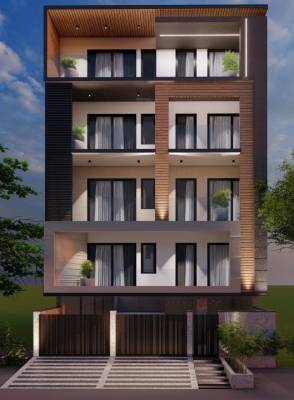 ultra-luxurious-builder-floor-4 Elevation Elevation