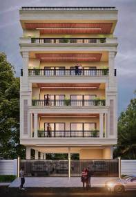 Elevation ultra-luxurious-builder-floor-2 Elevation