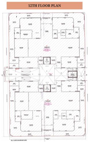  the-prince-palace Block A Cluster Plan for 12th Floor