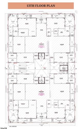  the-prince-palace Block A Cluster Plan for 13th Floor