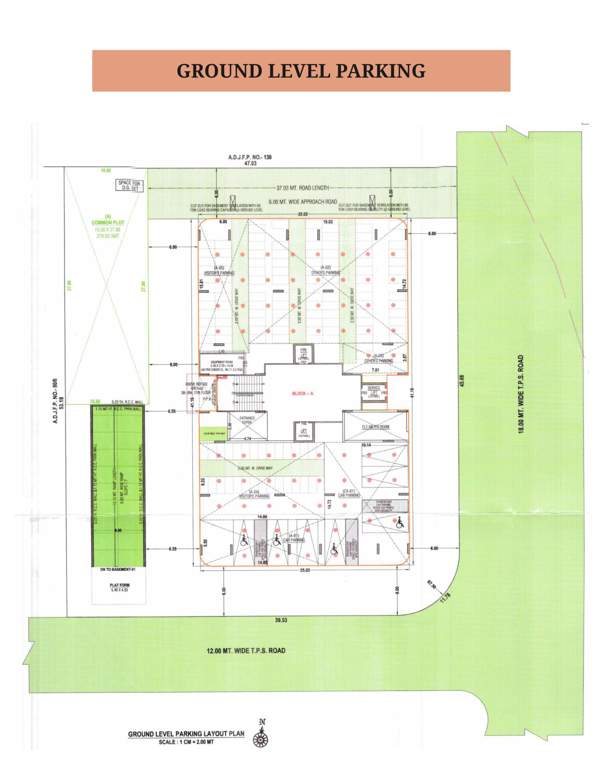  the prince palace Block A Cluster Plan for ground Floor