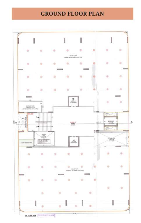  the prince palace Block A Cluster Plan for ground Floor parking