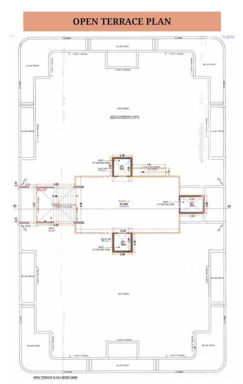  the prince palace Block A Cluster Plan  terrace