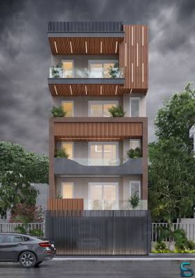 ultra-luxurious-builder-floor-3 Elevation Elevation