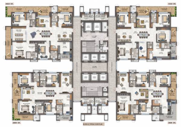 the-cascades-neopolis Tower B Cluster Plan