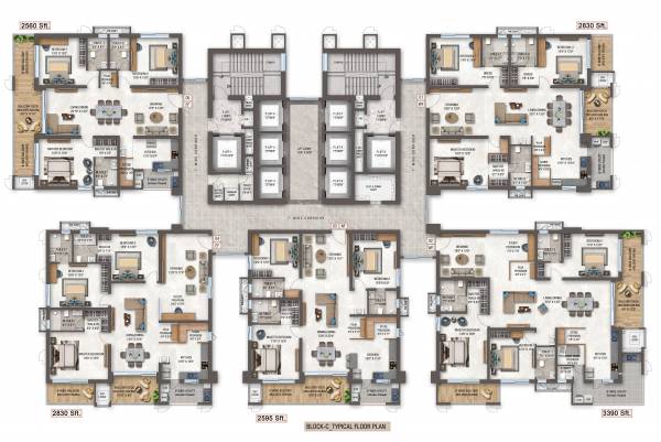  the-cascades-neopolis Tower C Cluster Plan