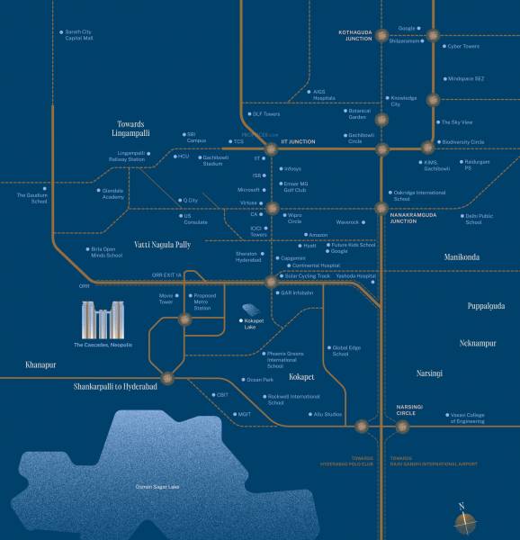  the-cascades-neopolis Location Plan