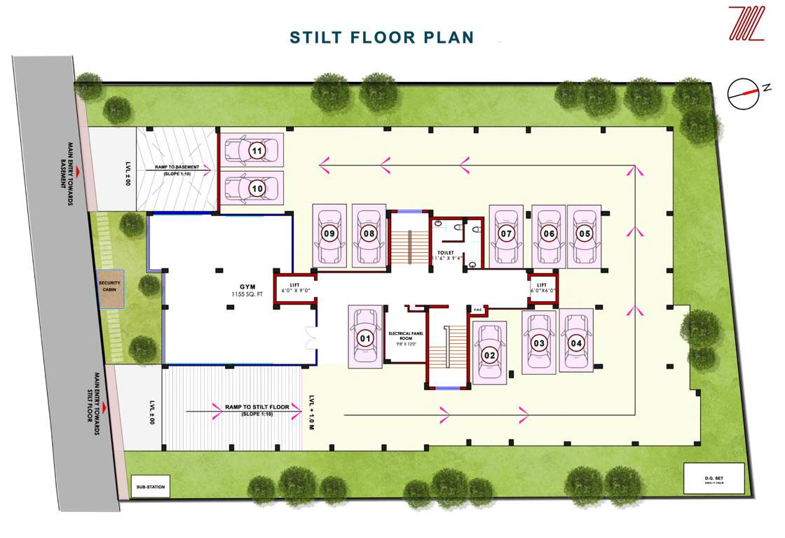  the nest The Nest Cluster Plan for ground Floor