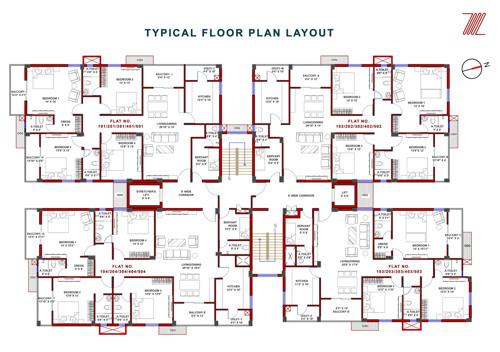 The Nest Cluster Plan from 1st to 5th Floor the-nest The Nest Cluster Plan from 1st to 5th Floor