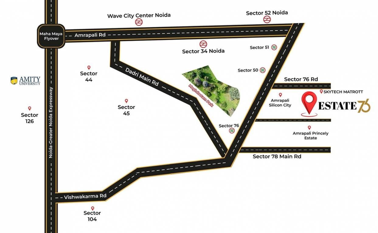 estate 76 Location Plan