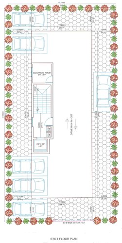  radika Ramaniyam Radika Cluster Plan for ground Floor