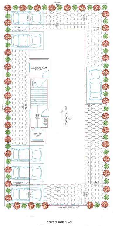  radika Ramaniyam Radika Cluster Plan for ground Floor