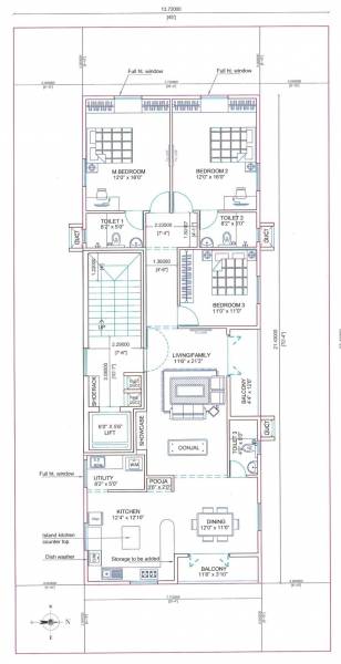  radika Ramaniyam Radika Cluster Plan for Typical Floor