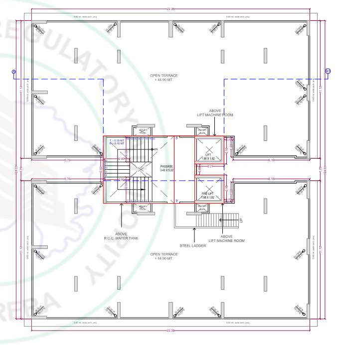  avencia B Cluster Plan for Terrace Floor