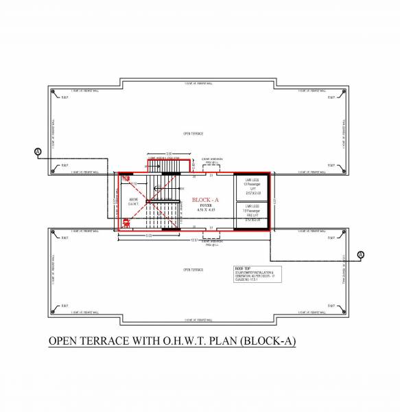  brookstone Block A Cluster Plan for tarrace floor