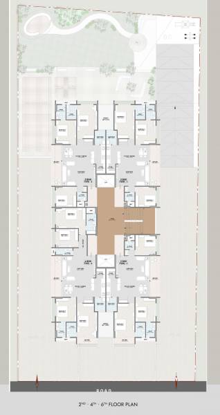  aahvan-greens A Cluster Plan for2&4& 6th Floor