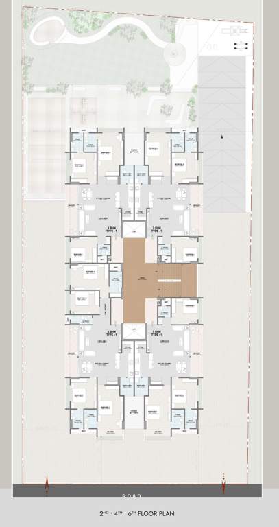  aahvan greens A Cluster Plan for2&4& 6th Floor