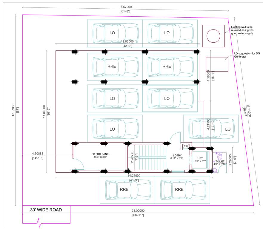  pon kamal enclave Kamal Enclave Cluster Plan Stillt Floor