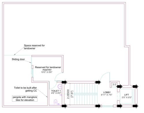  pon-kamal-enclave Kamal Enclave Cluster Plan Terrace Floor