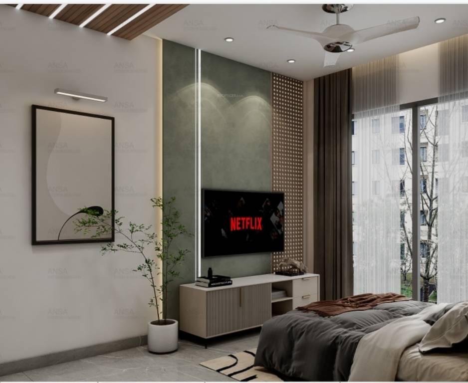 skyline apartment Bedroom