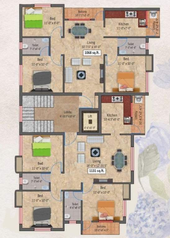  peace enclave Aliyah Peace Enclave Cluster Plan from 1st to 3rd Floor