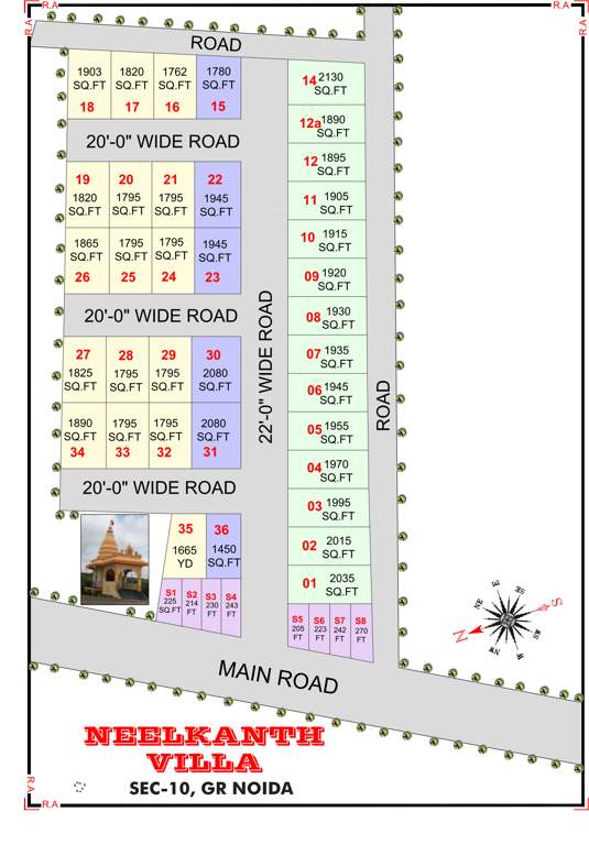  neelkant villa Layout Plan