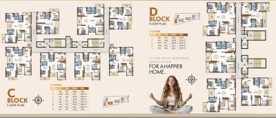  anahata Tower C Cluster Plan from 1st to 13th Floor