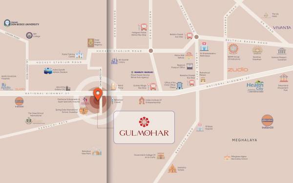 Location Plan gulmohar Location Plan