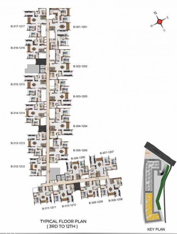  reva Reva Block 2 Cluster Plan from 3rd to 12th Floor