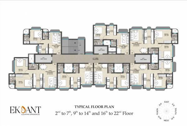  ekdant Cluster Plan 2 to 9, 7 to  16, 22