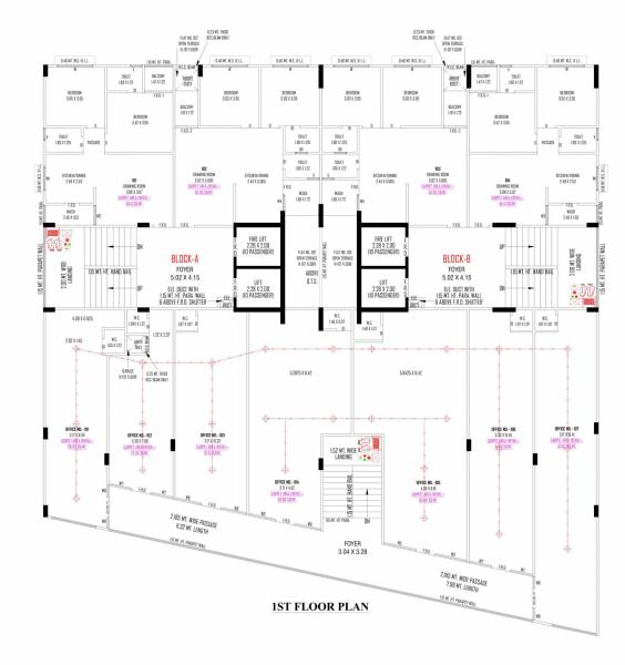  sakar-elegance Tower A Cluster Plan for 1st Floor