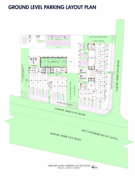  sakar-elegance Tower A Cluster Plan for ground Floor