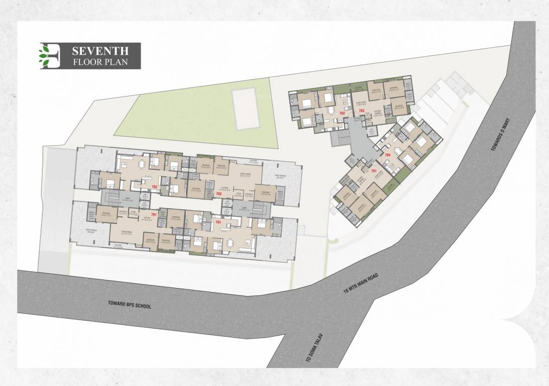 om exotica Wing A To C Cluster Plan For 7th Floor