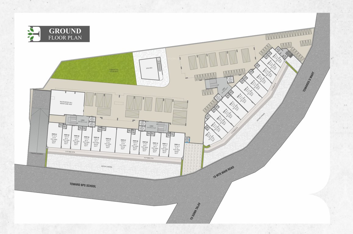 om exotica Wing A To C Cluster Plan For Ground Floor