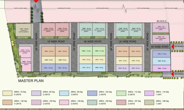 Layout Plan city-site-villa Layout Plan