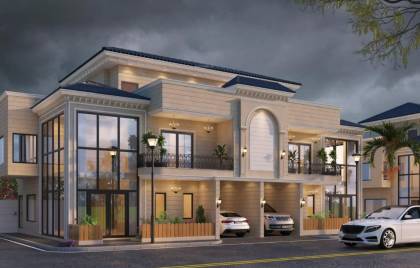 Elevation city-site-villa Elevation