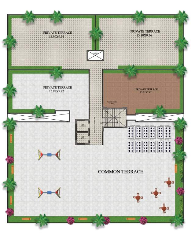  the urban crest The Urban Crest Cluster Plan For Terrace