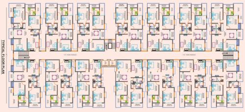  rajeshwar-enclave Winsome Rajeshwar Enclave Cluster Plan from 1st to 3rd Floor